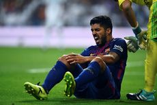 Jadi Tumbal El Clasico, Suarez Absen Empat Pekan