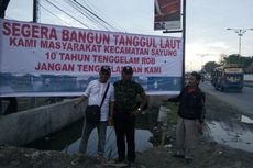 Para Kades di Sayung Desak Jokowi Bangun Tanggul Laut Anti Rob 