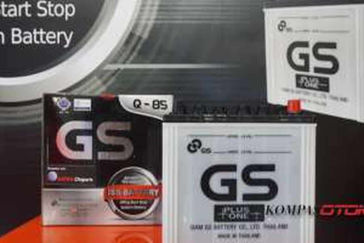 Aki GS Astra tipe Q-85 dijual Rp 3,3 juta.