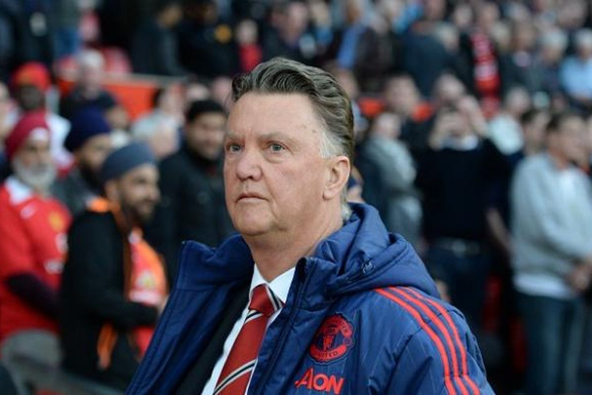 Louis van Gaal saat masih menangani Manchester United.