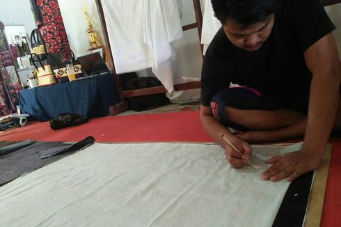 Kisah Andri, Makin Kreatif di Tengah Pandemi, 1 Bulan Ciptakan 500 Motif Batik