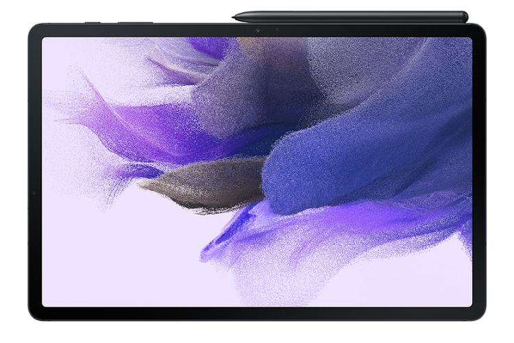 Samsung Galaxy Tab S7 FE 5G varian warna Mystic Black.