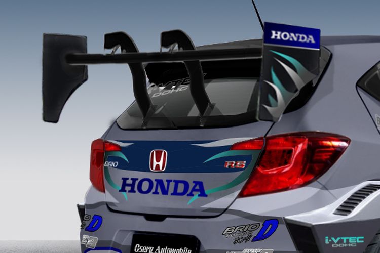 Honda Brio Virtual Modification Bergaya Drifting