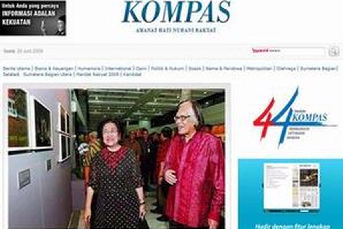 Kompas cetak online