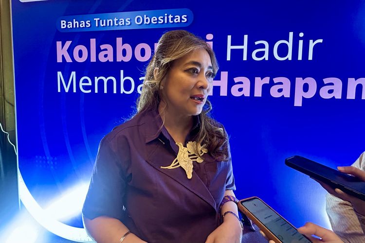 dr. Maya Surjadjaja, Sp.GK, M.Gizi dari Perhimpunan Dokter Gizi Klinik Indonesia (PDGKI) dalam acara Kolaborasi dan Inovasi untuk Indonesia Sehat: Prioritas pada Isu Obesitas, di Jakarta Selatan, Rabu (24/9/2025)