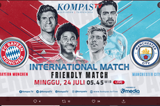 Link Live Streaming Bayern Vs Man City: Kickoff 06.00 WIB, Tayang di Kompas TV
