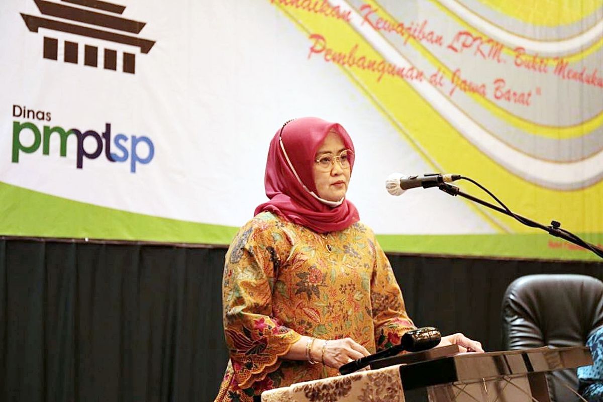 Kepala Dinas Penanaman Modal dan Pelayanan Terpadu Satu Pintu (DPMPTSP) Jawa Barat (Jabar) Noneng Komara