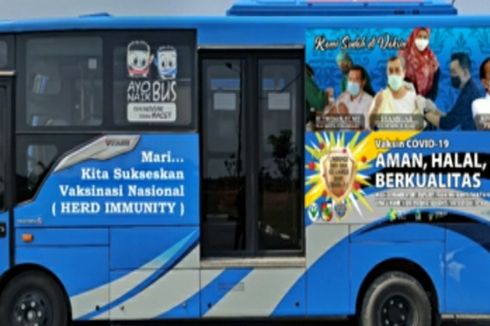 Stok Vaksin Menipis, Semua Layanan Bus Vaksinasi Keliling di Pekanbaru Dihentikan