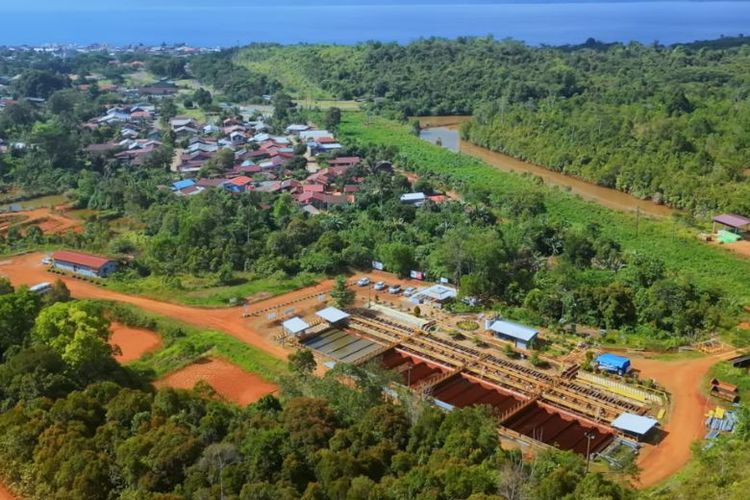 Area pengelolaan air limbah.