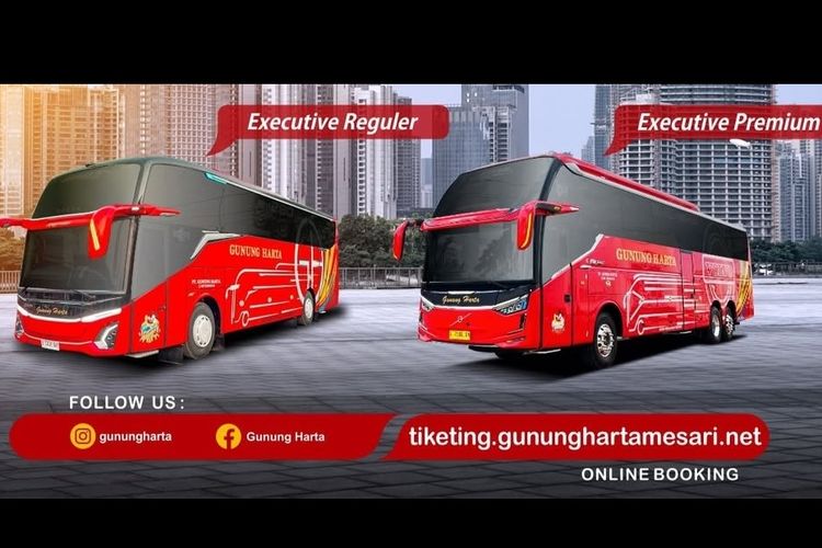 Perbedaan Gunung Harta kelas Eksekutif Premium dan Reguler