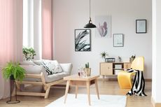 7 Ide Desain Ruang Tamu Warna Pastel yang Cantik dan Estetik