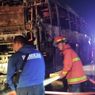 Bus Peziarah dari Indramayu Terbakar di Tol Pejagan - Pemalang, Semua Penumpang Dilaporkan Selamat