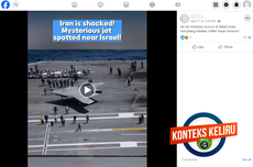 INFOGRAFIK: Hoaks, Video Jet Misterius Terlihat Dekat Israel 