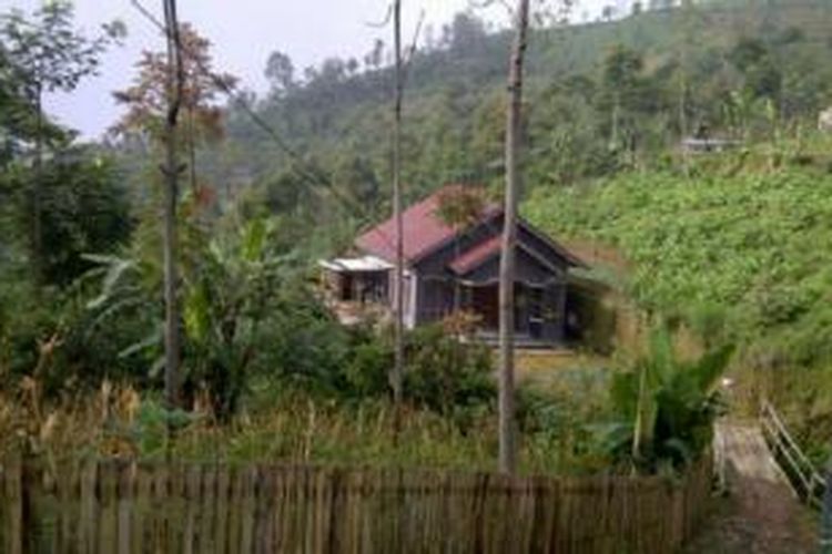 Wilayah tempat tinggal Muhyaro, tersangka yang menyeret Kanit Resmob Polda Jawa Tengah AKP Yahya terjun ke jurang, Kamis (25/7/2013) dini hari. 