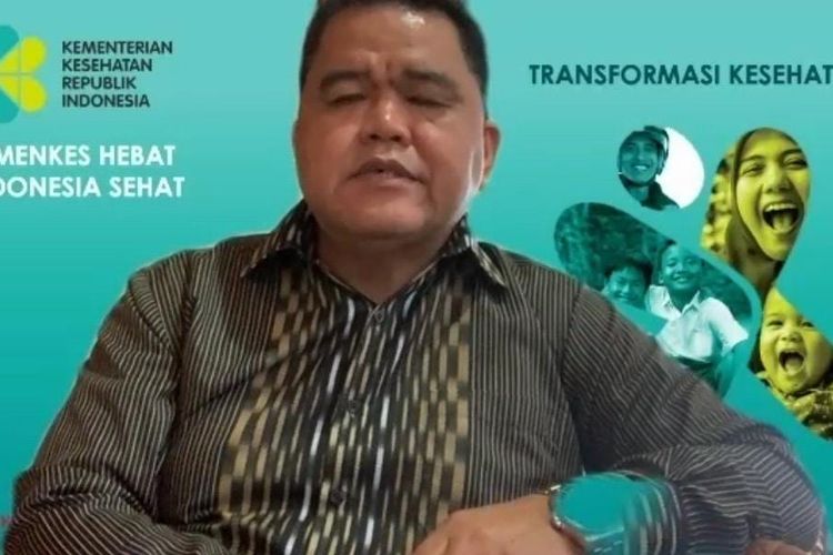 Direktur Jenderal Pencegahan dan Pengendalian Penyakit (P2P) Maxi Rein Rondonuwu dalam konferensi pers secara daring di Jakarta, Sabtu (19/11/2022). 