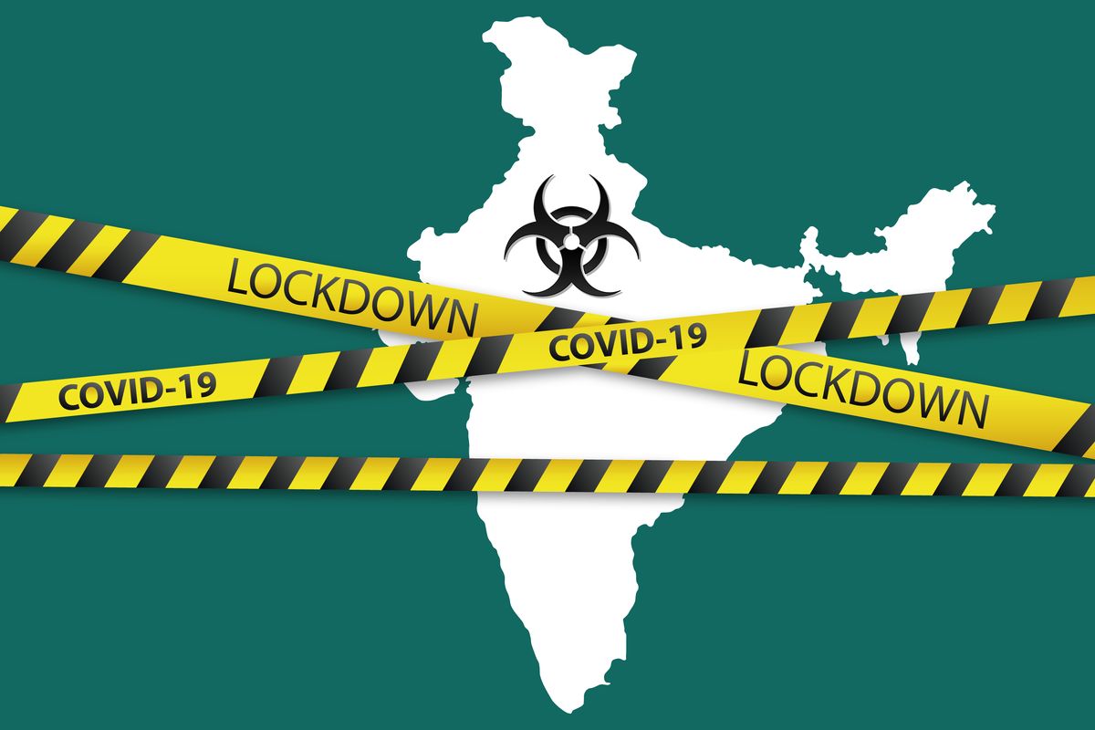 Ilustrasi lockdown karena virus corona