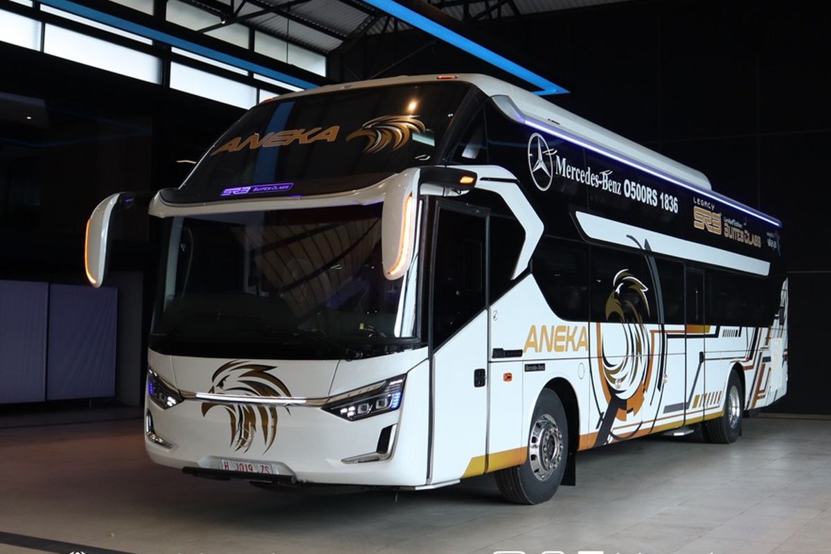 Bus AKAP baru PO Aneka