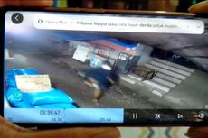 Pos Polisi Lalu Lintas Pinrang Terbakar, Diduga Dilempar Bom Molotov, Pelaku Terekam CCTV