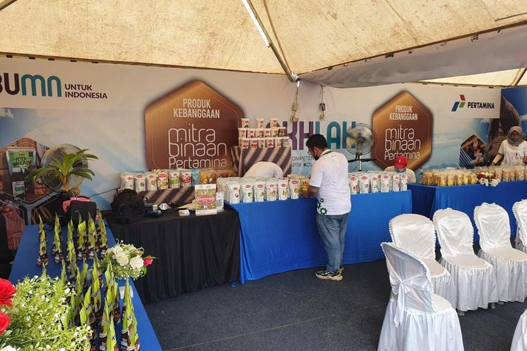 UMKM binaan Pertamina di Pertamina Mandalika International Street Circuit