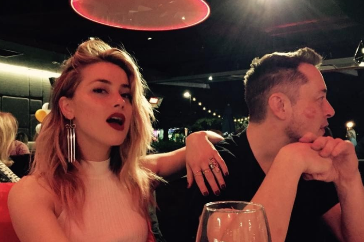 Foto : Perjalanan Cinta Amber Heard dan Elon Musk, Dituduh Jadi Selingkuhan