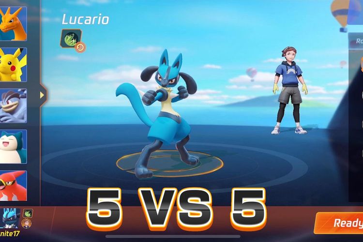 Game Pokemon Unite.