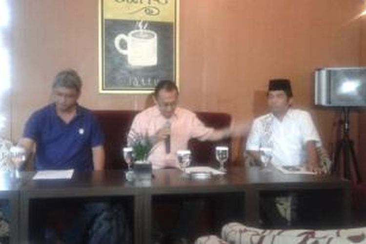 Diskusi mengenai mekanisme pemilihan direksi BUMN, di kawasan Tebet, Jakarta Selatan, Minggu (16/11/2014).