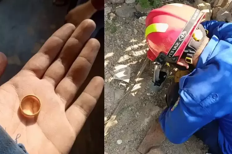 Bukan Padamkan Api, 6 Personel Damkar Lampung Selatan Turun Evakuasi Cincin Emas dari Saluran Kamar Mandi