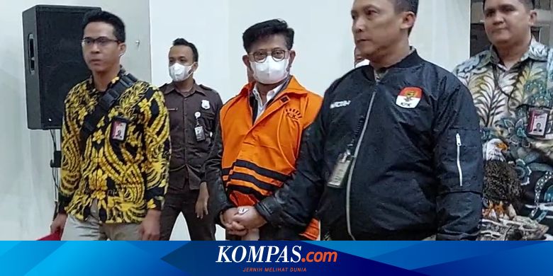 Ditahan KPK, Syahrul Yasin Limpo: Jangan Hakimi Saya Dulu