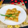 Resep Lumpia Goreng Kampung Isi Labu Siam, Sajikan dengan Saus Kacang