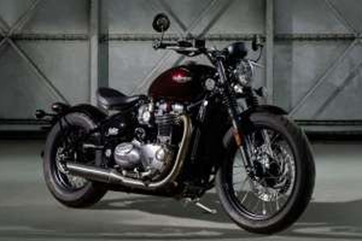 Triumph Bounneville Bobber terbaru.