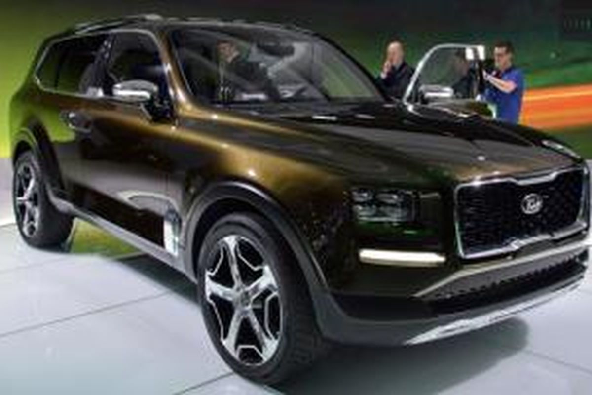 Konsep SUV Kia Telluride diperkenalkan di Detroit Auto Show 2016.