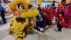 Perayaan Imlek di Medan PemainBarongsai Rela Capek Demi Hibur Masyarakat