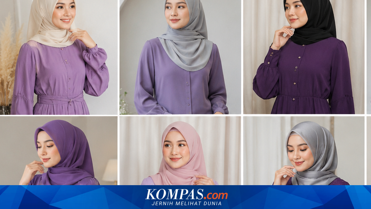 Baju Ungu Cocok dengan Jilbab Warna Apa? Ini 15 Kombinasi yang Stylish dan Elegan