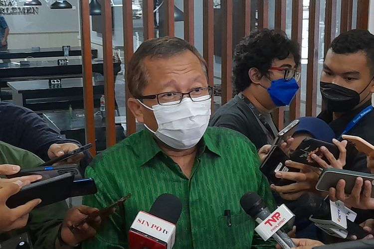 Anggota Komisi III DPR dari Fraksi PPP Arsul Sani di Kompleks Parlemen Senayan, Jakarta, Rabu (20/7/2022).