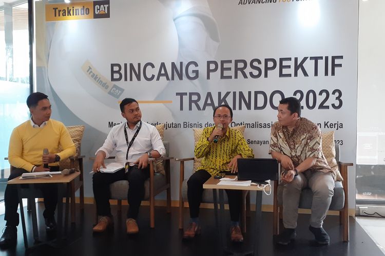 Bincang Perspektif Trakindo 2023 di Jakarta pada Selasa (21/2/2023).