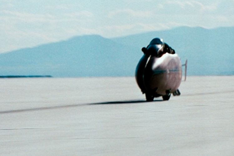 Salah satu adegan film The World's Fastest Indian.