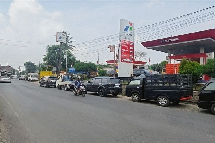 Harga Pertamina Dex Tembus Rp 25.000, Antrean Biosolar di Bandar Lampung Mengular 1 Kilometer