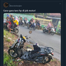 [KLARIFIKASI] Motor Terbakar Disebut akibat Taruh Ponsel di Jok Motor