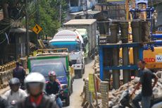 Perbaikan Jembatan Cisadane, Jarak Tempuh Bogor-Sukabumi 11 Jam