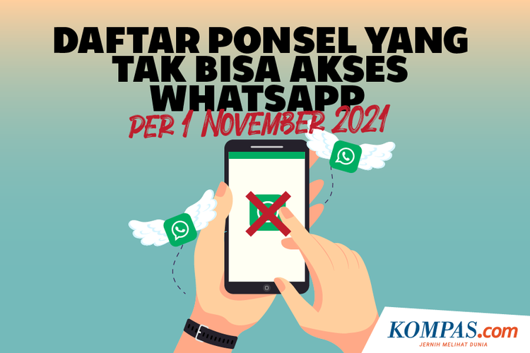 Daftar Ponsel yang Tak Bisa Akses WhatsApp per 1 November 2021