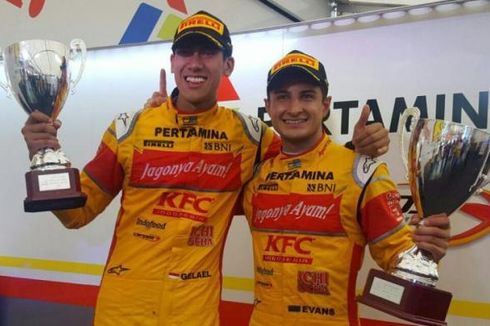 Sean Gelael dan Mitch Evans Antusias Hadapi GP2 Jerman