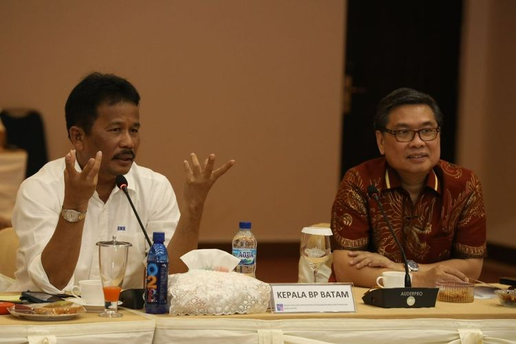 Kepala Badan Pengusahaan (BP) Batam Muhammad Rudi menerima kunjungan Himpunan Kawasan Industri Indonesia di Batam.