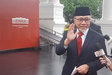 Jelang Pelantikan Menteri Baru, Zulkifli Hasan Tiba di Istana 