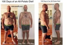 Diet Kentang, Lelaki Ini Turunkan Berat Badan hingga 31 Kg dalam 100 Hari