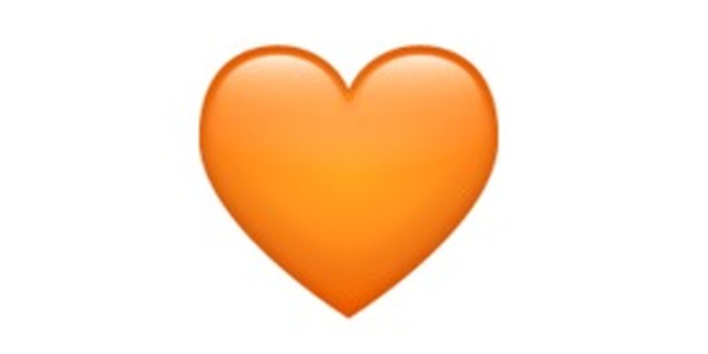 Emoji Orange Heart