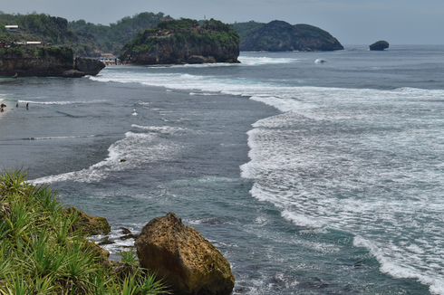 Rute ke Pantai Watu Kodok Gunungkidul, Cuma 2 Jam dari Yogyakarta