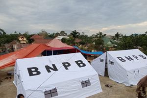BNPB Bantah Tenda Pengungsi Baru Dipasang Jelang Kunjungan Prabowo ke Aceh 