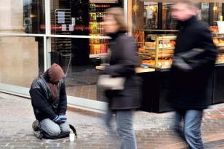 Beberapa orang pengemis di Melbourne, Australia bisa mendapatkan penghasilan Rp 4 juta sehari.