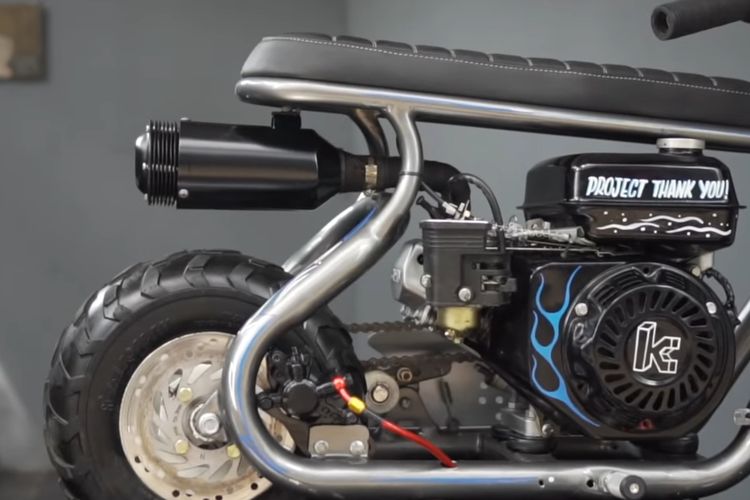 Motor mini berbasis mesin pompa air garapan Katros Garage