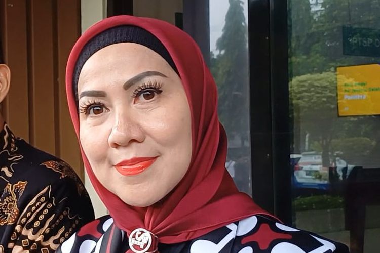 Venna Melinda saat ditemui di Pengadilan Agama (PA) Jakarta Selatan, Kamis (6/7/2023).